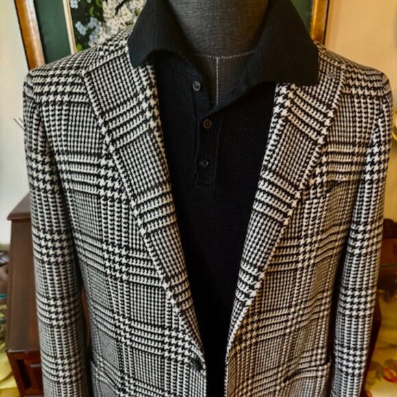 Iris Von Arnim UOMO Authentic Black Polo 100% Linen Mens Size Medium - Picture 3 of 12